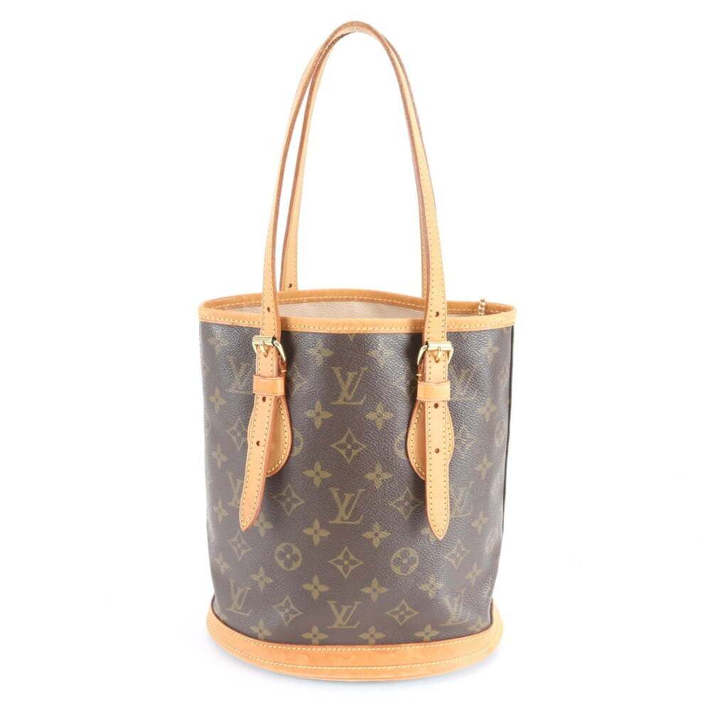 LOUIS VUITTON Brown Monogram Leather Tote Bag - Picture 3 of 11